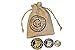 5pcs Harri London Galeoni Londra Knut Moneta & Gold Coin Bag Cartoon Giocattoli Harri Cosplay Regalo Mondo I Bambini