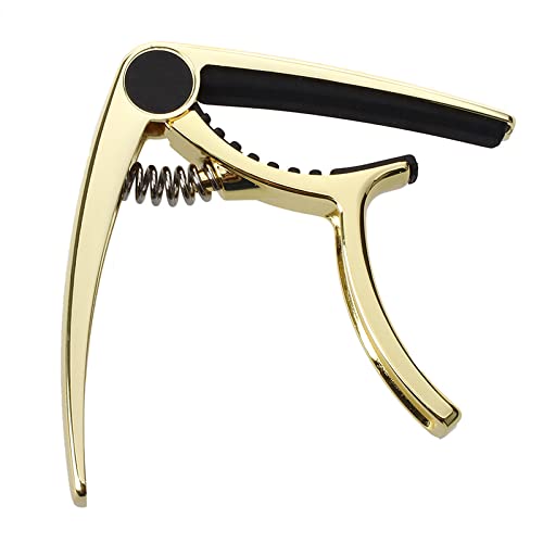 EURYTKS Accessoires d’instruments de Musique Guitare électrique Acoustique Changement Rapide Trigger Capo Clamp,Gold - Les Beatles, Paul McCartney, John Lennon, RIngo Starr, George Harrison EURYTKS Accessoires d'instruments de Musique Guitare électrique Acoustique Changement Rapide Trigger Capo Clamp,Gold