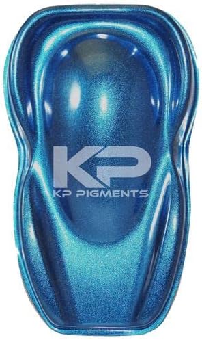KP Pigments Topaz Blue OEM+ Pearlescent 100% Pure Fine Mica Powder - Naturally Pigmented Multipurpose DIY Arts and Crafts, Dye, Soap Making, Cosmetics, Epoxy Resin, Paint, and More! 1 Kg