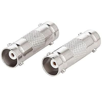 BNC Female to Female, 5 Pack BNC Barrel Connector Coupler, Extend Cables on CCTV Camera Survelliance System
