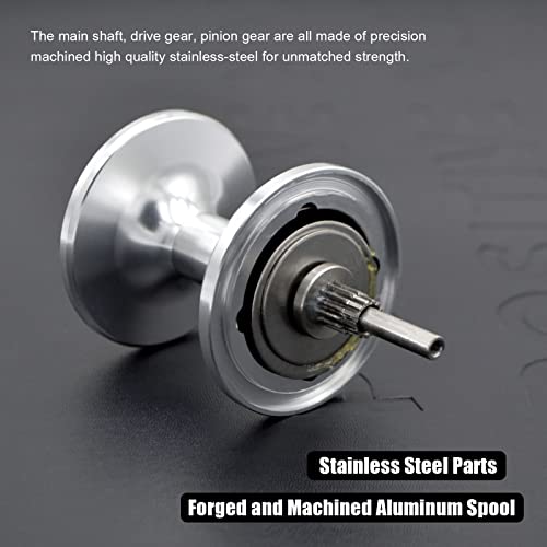 Camekoon Trolling Reels, 9+2 Stainless Steel Ball Bearings, Lever Drag Conventional Reel, Cnc Aluminum Frame, Loud Clicker Alarm, Jigging Fishing Reel #TOP6