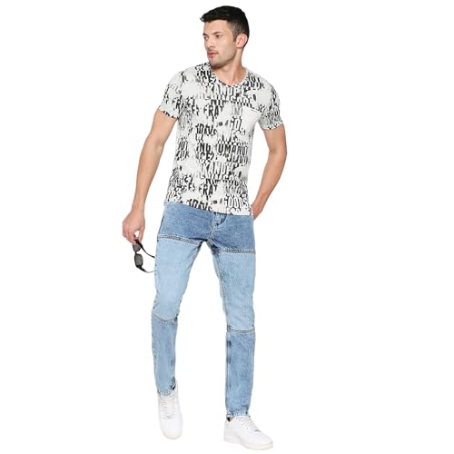 Image of Being Human Blue Jogger Fit Men's Denims Clothing