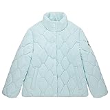 Juicy Couture Girls Coat, Faux Fur Hooded Winter Jacket, Warm Padded Parka Hoodie, Kids Heavyweight Winter Coat