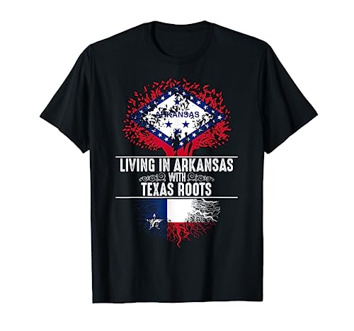 Arkansas Home Texas Roots State Tree Flag Shirt Love Gift