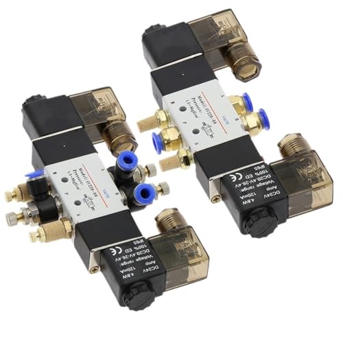 Electrovanne 4V220-08 AC110V distributeur pneumatique 5/2 voies double solénoïde 1/4 - 2