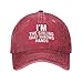 I'm The Sibling That Throws Hands Hat Women Baseball Caps Fashionable Hats Red