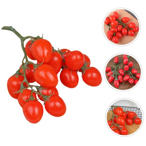 Fausses tomates cerises Cabilock lot de 2 pièces pour décoration maison
