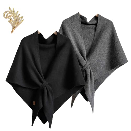 Subsequenti Shawl Wraps for Women, 2025 Shawl with Loop Closure, Pashmina Shawl Wraps, Fashion Scarf for Women Gifts