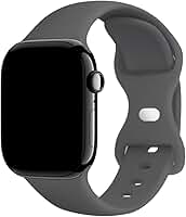 Pulseira Sport Silicone Básica Esportiva Compatível com Apple Watch 38 40 41mm 42 44 45mm