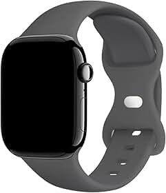 Pulseira Sport Silicone Básica Esportiva Compatível com Apple Watch 38 40 41mm 42 44 45mm