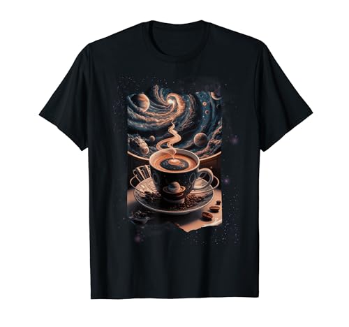 Coffee Fans Fantasy Alien Taza de café Galaxy Barista Cósmico Camiseta