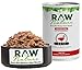 RAW Nature - Ente Pur 6x400g - Mit Hirse und Birne - Nassfutter für Hunde - Hoher Fleischanteil - Monoprotein - Alleinfuttermittel - Getreidefreies Hundefutter (6er Pack)