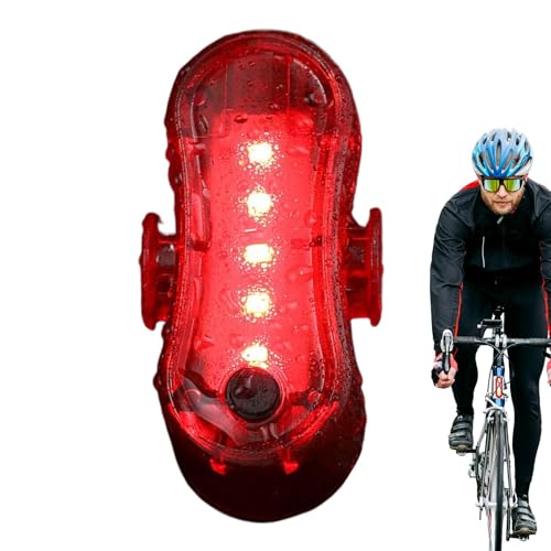 リアバイクライト 充電式 - 防水超高輝度LEDバックリアライト、警告テールライト、3つのモード、安全懐中電灯、バイクアクセサリー