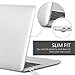 Kuzy Compatible with MacBook Pro 15 inch Case with Touch Bar A1990 A1707-2019 2017 2016 Hard Shell for 15 inch MacBook Pro, Clear