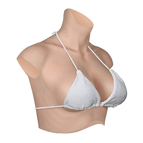 Realistic Silicone Breastplate B-H CUP Breast Forms for Crossdressers Drag Queen Mastectomy Transgender 7G