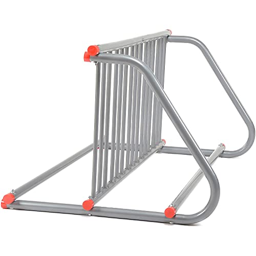Global Industrial 59-3/4"L Grid Bike Rack, Double Sided, Powder Coated Steel, 10-Bike Capacity #TOP1