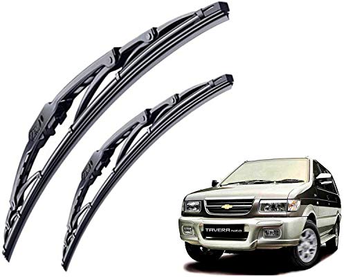 Image of WolkomHome High Performance OE Car Wiper Blade Replacement set of 2 Pc Right 22 inch Left 16 inch for Chevrolet Tavera Type-1