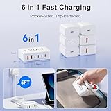 USB C Plug Fast Charge 120W GaN 6-Port USB C Charging Station, 30W Type C Fast Charge Plug Hub, Multi Desktop Charger Travel Adapter for iPhone 17 16 15 14 13 12 11 Pro Max XS XR 8, Samsung, iPad - Image 6