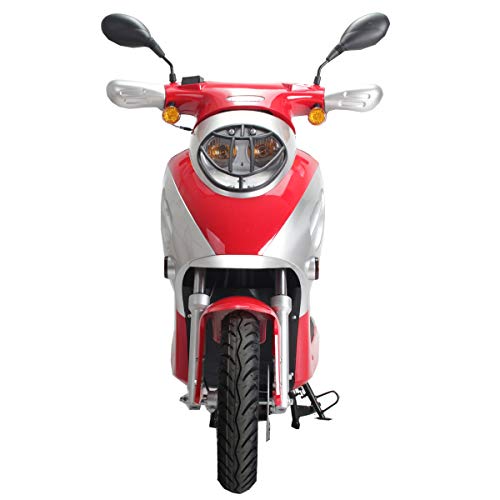 XPRO Oahu 50cc Moped Scooter with 12" Aluminum Wheels Gas Moped Scooter Street Scooter Gas