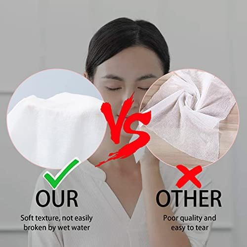 100 Pieces Soft Compressed Towels, Portable Thicken Coin Tissue Mini Soft Towel for Travel/Beauty/Outdoor Sports