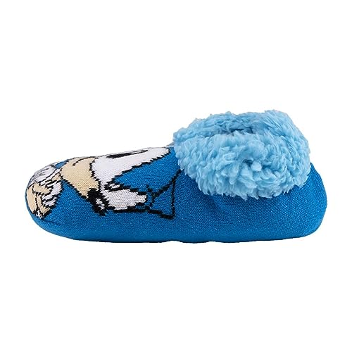 Sonic Unisex Kinder Hausschuhe, blau, 36/39 EU
