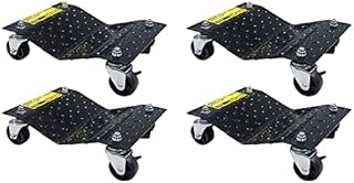 HPDMC 6000lbs Capacity Tire Dolly Car Tire Stakes丨4 Pack丨Black