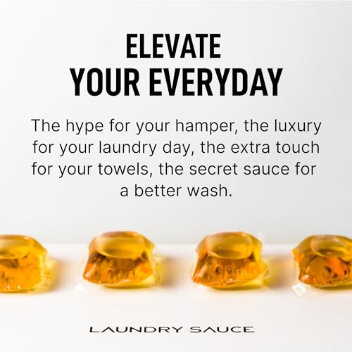 Laundry Sauce - Luxury Scented Laundry Detergent Pods & Scent Booster Bundle (Indonesian Patchouli), Premium Laundry Washing Pods with High-End, Sophisticated Fragrances - Dye Free & HE Compatible