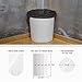 2 Gallon 100 Counts Small Strong Black Trash Bags Garbage Bags by Teivio,Small Waste Basket Liner, Bathroom Trash Can Bin Liners, Plastic Bags for home office kitchen,Black