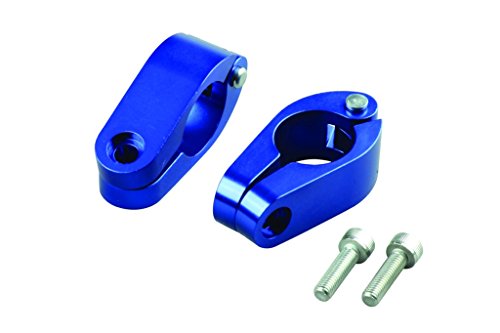 ポッシュ バイク用品 バイクハンドルブレース クランプ 22.4mm ブルー クイックリリース 090167-01