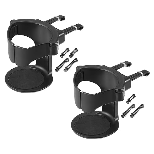 Portavasos ajustable para aire de coche color negro