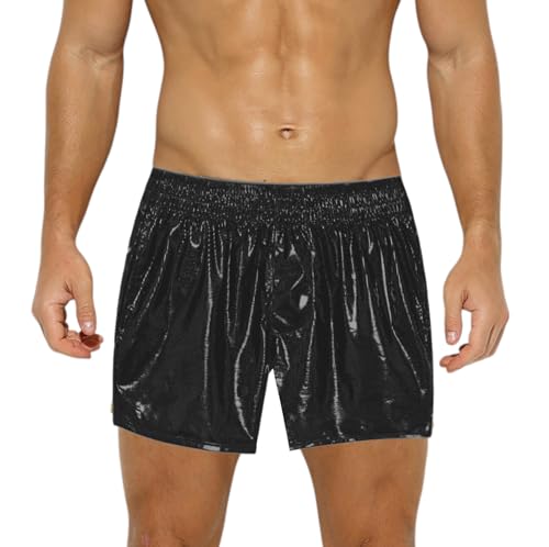 Short brillant imprimé métallique homme GFM pour briller en fête et se relaxer