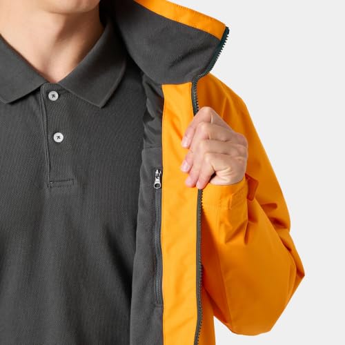 Chaqueta Helly Hansen Crew Midlayer 2 naranja L para abrigarse del frío 3
