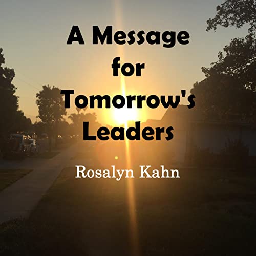 Diseño de la portada del título A Message for Tomorrow's Leaders