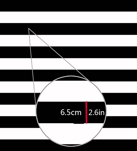 Fivan White And Black Stripes Print Cotton Polyester Photography Background Ff-088 #TOP1