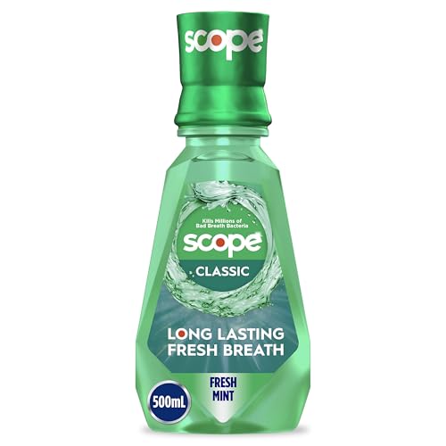 Image of Crest Scope Classic Mouthwash, Original Formula, 500 Ml, 4 Count