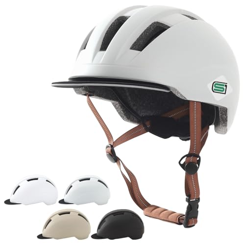 【SG認定】 自転車 ヘルメット 【超軽量270g x 着脱式バイザー付き】 岡山 大人 サイズ調整可能 57-61cm 学生 通勤 通学 SG規格 SGマーク sg レディース メンズ ロードバイク Co−Goods (コーグッズ)スケートボード