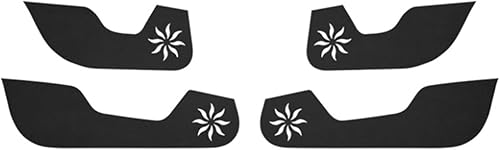 Adhesivos para puerta de auto para Volvo-XC40 2018-2023 para puerta de automóvil, anti-patadas, adhesivo interior, poste antiarañazos (color negro)