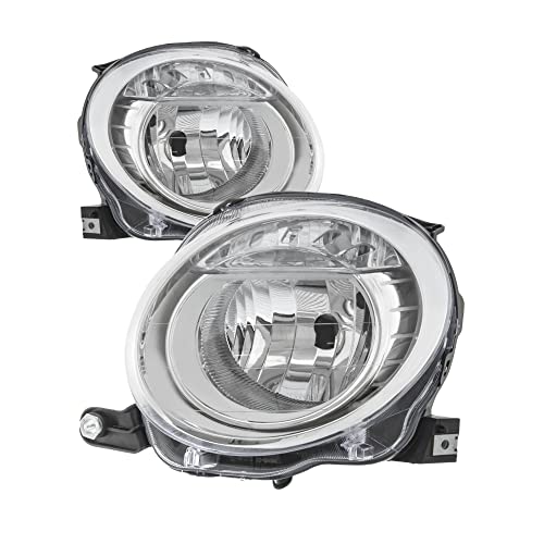 Scheinwerfer Set links & rechts Hauptscheinwerfer Frontscheinwerfer Halogen H7 mit Elektromotor für Model 500 C 312_ 500C/595C/695C