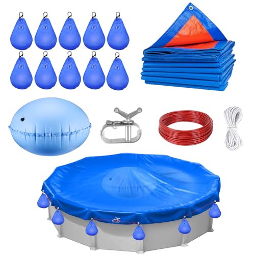 Cobertor Redondo Piscina 18 ft con Accesorios miniatura 1