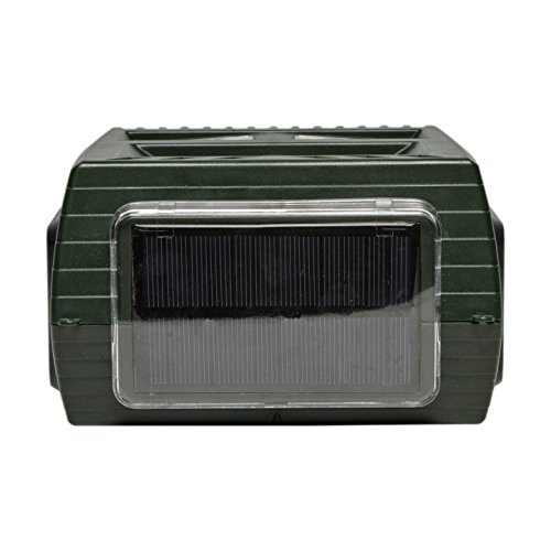 Bird B Gone Solar Yard Shield Animal & Pest Repeller - Solar Powered Ultrasonic Bird & Animal Repeller - Motion Activated - Outdoor Sonic Bird & Pest Repellent with 3 Modes for Garden Protection