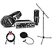 Steinberg UR22 MKII Recording Pack with MS-5230F Tripod Microphone Stand, XLR-XLR Cable & Pop Filter Kit