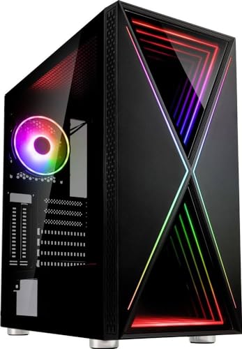 Kolink Void X ARGB Mid Tower PC-Gehäuse, ATX, Tempered Glass, Gaming Case