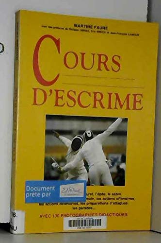 Cours d'escrime