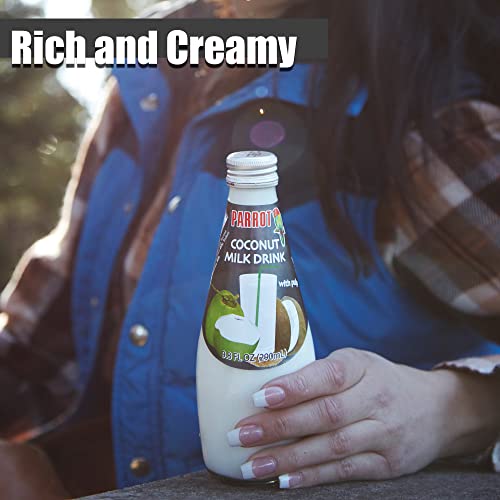 Parrot Coconut Milk Drink Original With Pulp 290Ml（Pack Of 12） #TOP4