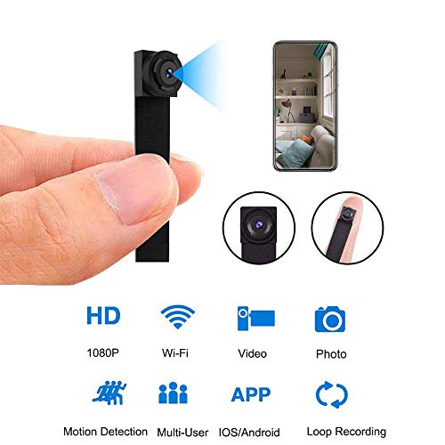 Mini WiFi DIY Spy Camera 1080P Wireless Hidden Camera Small Nanny Cam