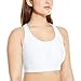 Champion Plus-Size Vented Compression Sports Bra, White, 1X Large