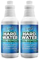 Evo Dyne Hard Water Stain Remover 32oz | Made in USA - Shower Door Cleaner, Clean Tile and Grout, Windows, Fiberglass, Tubs, Chrome (2-Pack)