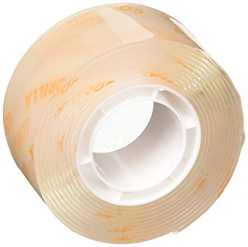 Image of Gorilla Tough and Clear Mounting Tape, Double-Sided, 1 inch x 60 inch, Clear - 24 Pack