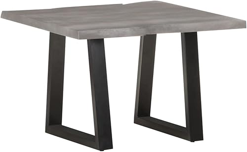 Miniatura 10 de Mesa de centro ajustable, mesa de centro de moda adecuada para sala de estar, oficina, balcón, estudio con bordes vivos de 23.6 x 23.6 x 15.7