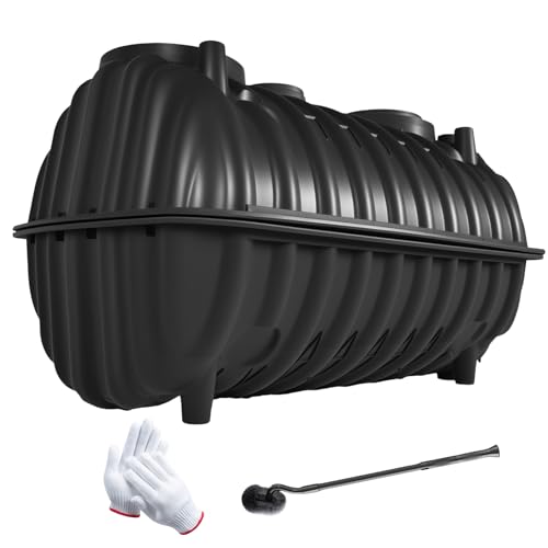 264gal Underground Septic Tank Kit 66.14in*39.37in*37.40in Plastic Septic Tank System,Rectangle